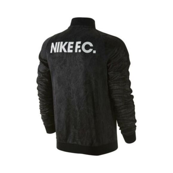 Nike Mens Allover Print Jacket,Black/Gold,Large - Picture 4 of 4